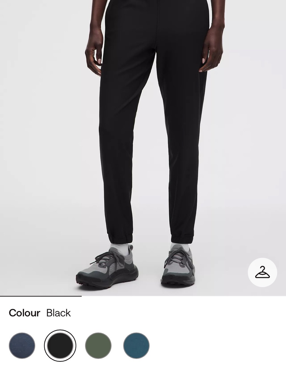 lululemon athletica Black Track Joggers